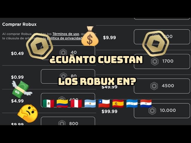 cuanto valen 50 robux en pesos colombianos descubrelo aqui