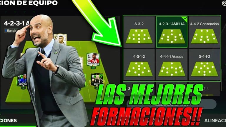 como elegir la mejor formacion para potenciar tu plantilla en fc mobile